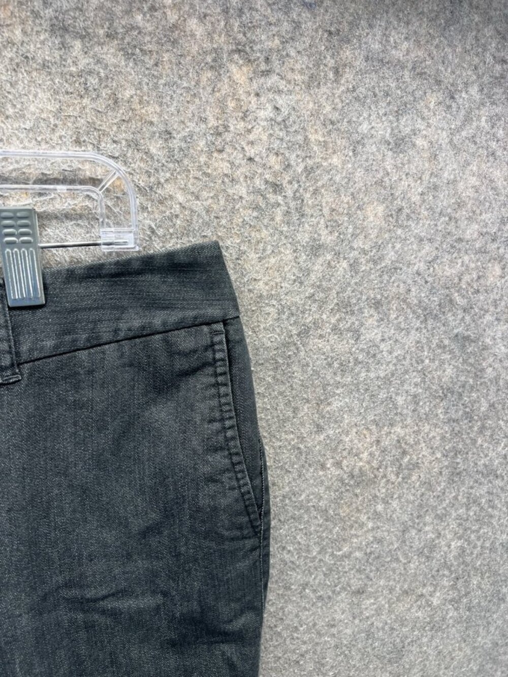 J. Jill Dress Pants Womens 12P Gray Cotton Blend Twill Straight Stretch Pockets - Picture 7 of 11